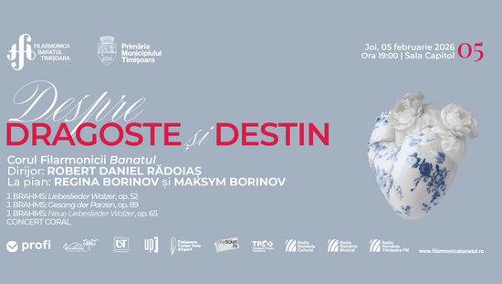De la Brahms la energia simfonică a secolului XX, două seri speciale la Filarmonica Banatul