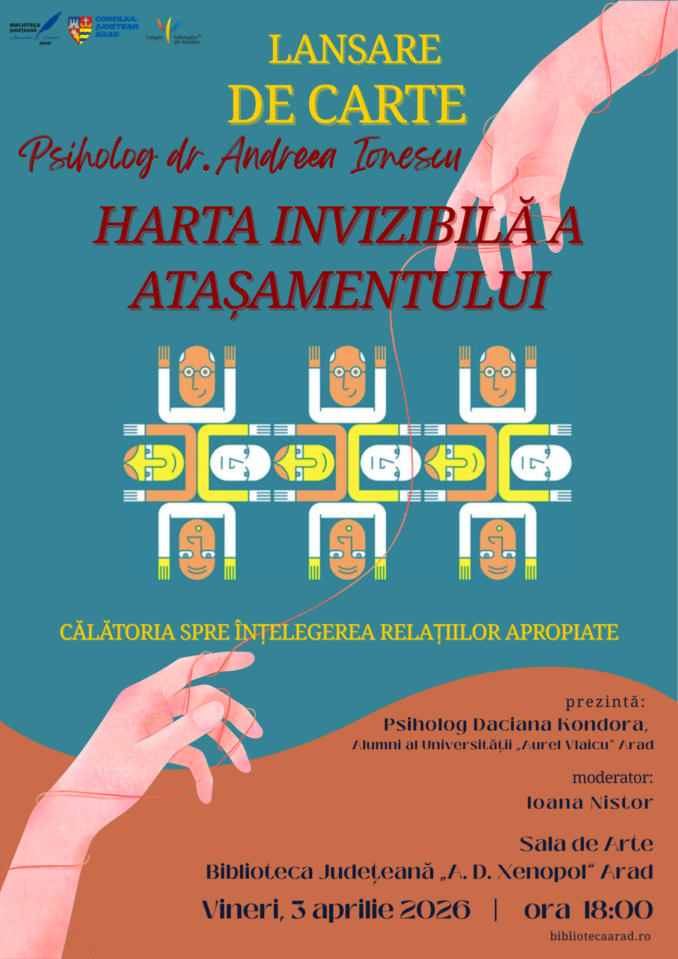 Lansare de carte Biblioteca Arad 3 aprilie 2026