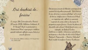 „Oră deschisă de… fericire” Biblioteca Arad