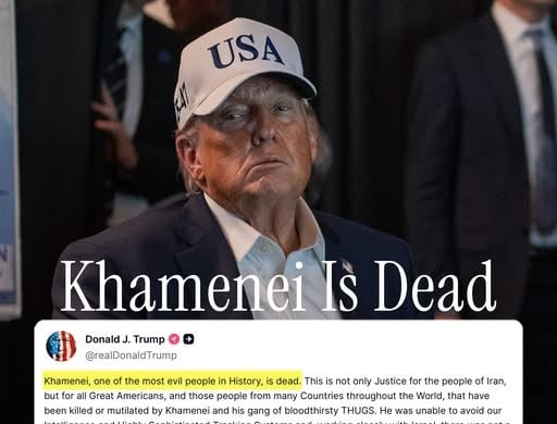 Trump confirmă moartea liderului suprem al Iranului, Ali Khamenei
