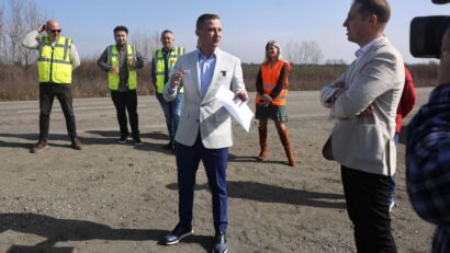 Două sensuri giratorii noi pe drumul Timișoara–Buziaș. Au început lucrările