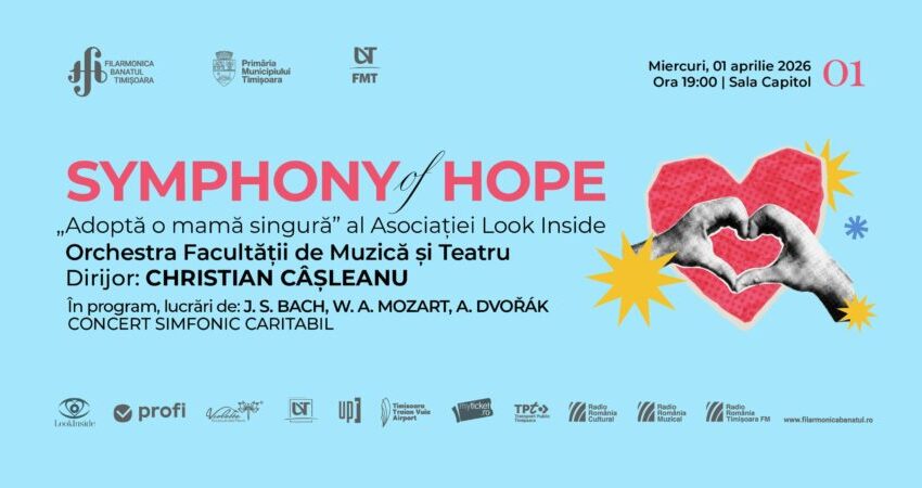 „Symphony of Hope”, concert cu Orchestra simfonică a studenților de la FMT-UVT. Interviuri cu soliștii.