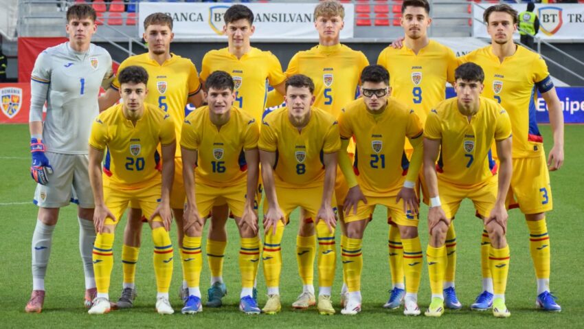 Portarul Corvinului a încasat gol din corner la naționala U20