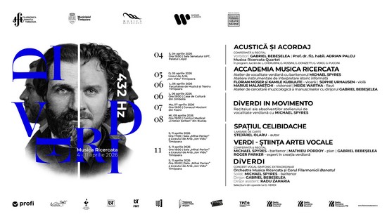 Musica Ricercata | DiVERDI  Timișoara devine capitala interpretării muzicii lui Giuseppe Verdi