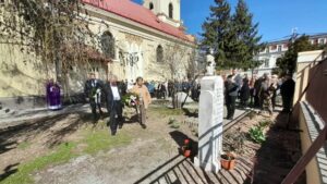 Piatra funerară a unui soldat din Revoluția maghiară de la 1848, resfințită la Timișoara