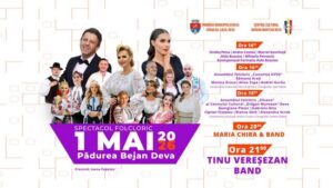 Spectacol folcloric de 1 Mai, la Pădurea Bejan din Deva