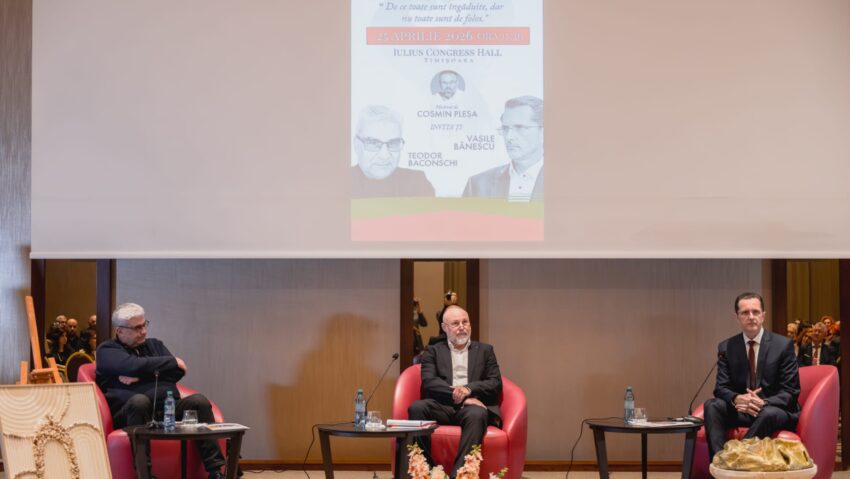 Teodor Baconschi: „Mi-am găsit liberatea inspirat de timișoreni”