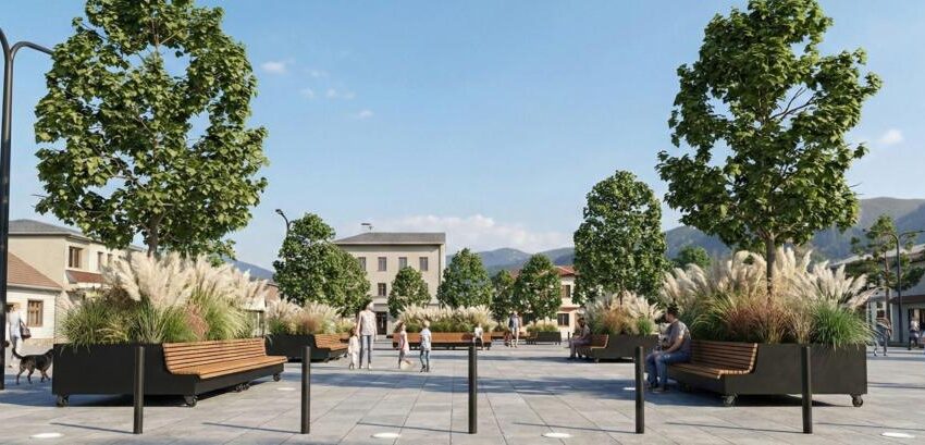 Piața Cetății din Deva își schimă înățișarea