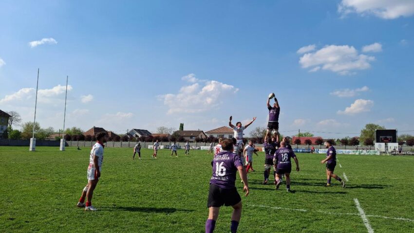 Derby-ul rugbistic Timișoara – Dinamo a fost decis la un punct diferență / AUDIO