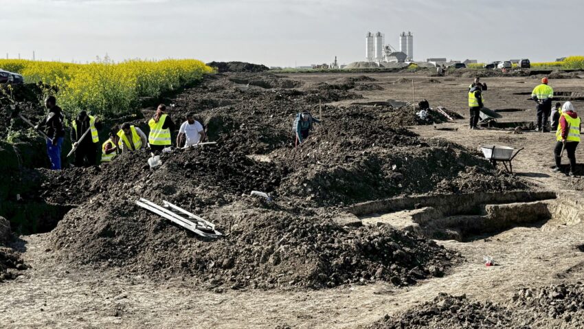 Vestigii romane descoperite pe șantierul Centurii de Vest Timișoara