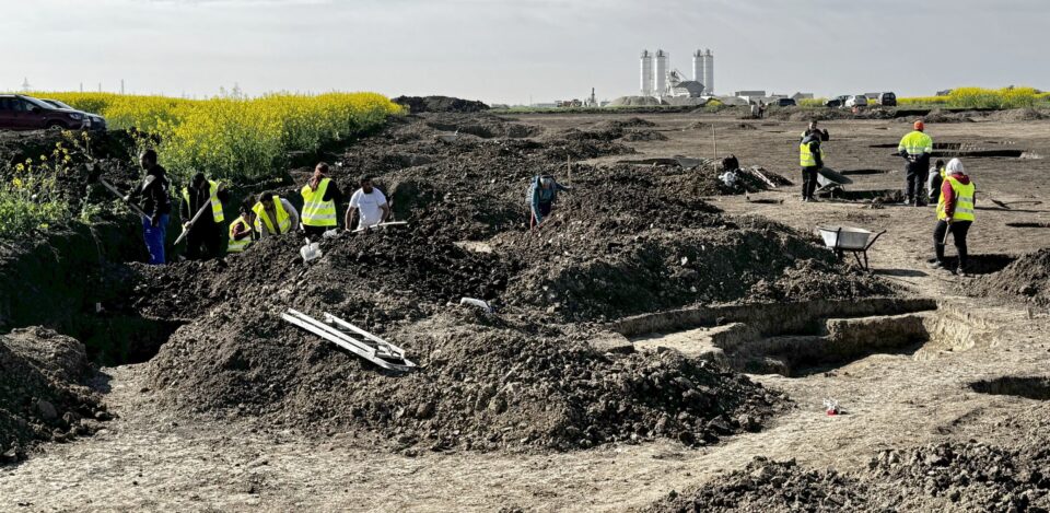 Vestigii romane descoperite pe șantierul Centurii de Vest Timișoara