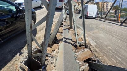 Închiderea Podului de Fier din Lugoj, amânată