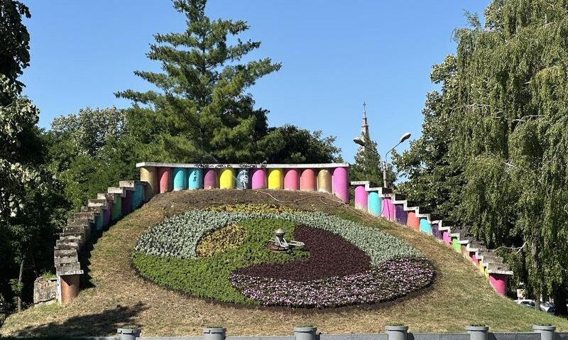 Ceasul floral din Timișoara intră în reabilitare completă după mai bine de 50 de ani