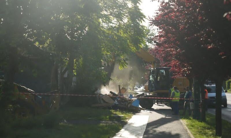 Noi demolări pe malul Begăi în zona bulevardului Pârvan