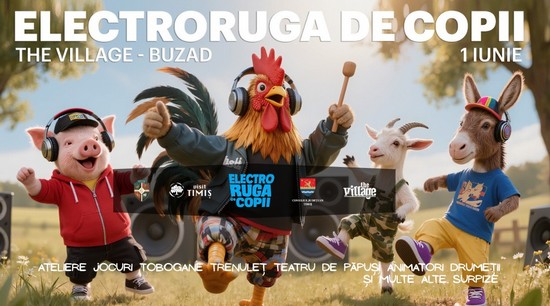 Electroruga de Copii: ateliere, drumeții și teatru pentru cei mici, de 1 iunie, la Buzad