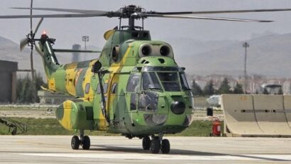 Elicopter militar plecat din Timișoara, aterizare de urgență lângă Reșița