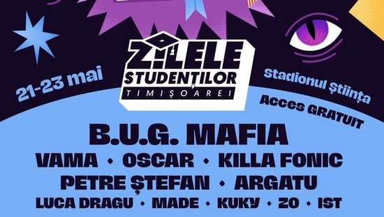 Zilele Studenților Timișoarei 2026 aduc muzică, dialog și experiențe între generații / PROGRAM