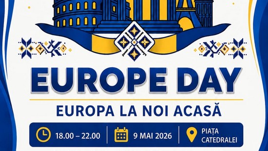Spectacol multicultural de Ziua Europei, în Piața Catedralei din Arad