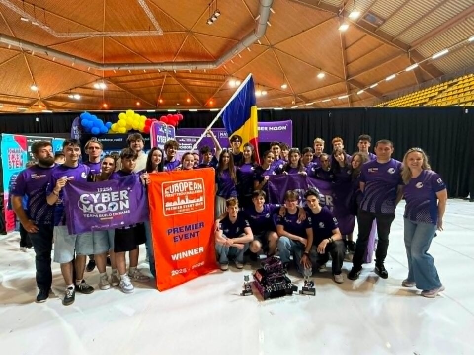 Echipa CyberMoon a Colegiului “Loga”, campioană europeană la robotică