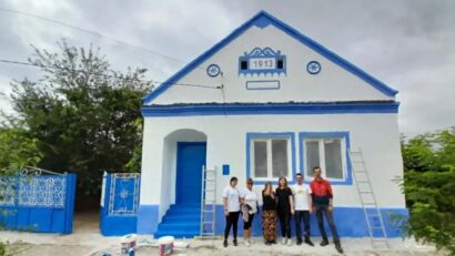 Peste 400 de voluntari au transformat satul Macedonia. 25 de fațade renovate, școala, alimentara și gardul bisericii
