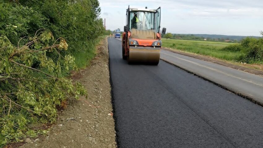 Șoferii scapă de restricțiile de pe DN68 Margina–Holdea. Lucrările se încheie până la începutul lui iulie