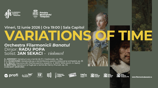 „Variations of Time”, un dialog muzical peste secole, la Filarmonica Banatul