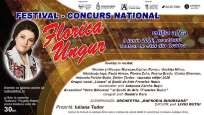 Festivalul-Concurs Național „Florica Ungur” revine la Oradea cu cea de-a V-a ediție