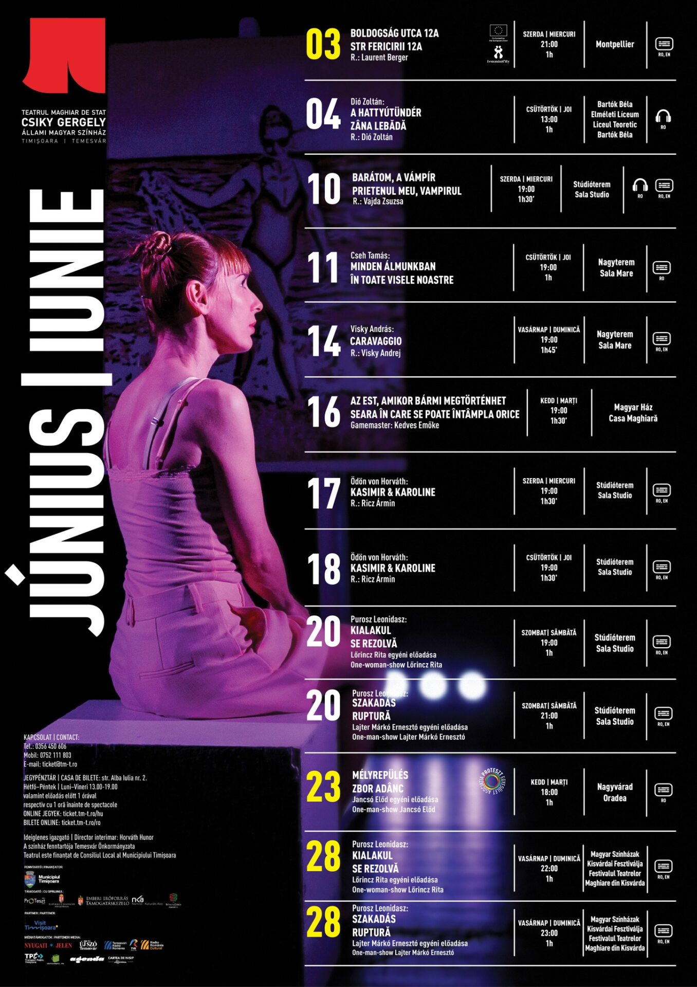 program iunie teatrul maghiar tm