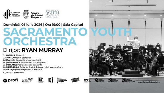 Tineri muzicieni americani, în concert la Filarmonica Banatul Timișoara