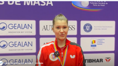 AUDIO / Alesia Sferlea, vicecampioană U19 la simplu și pe echipe