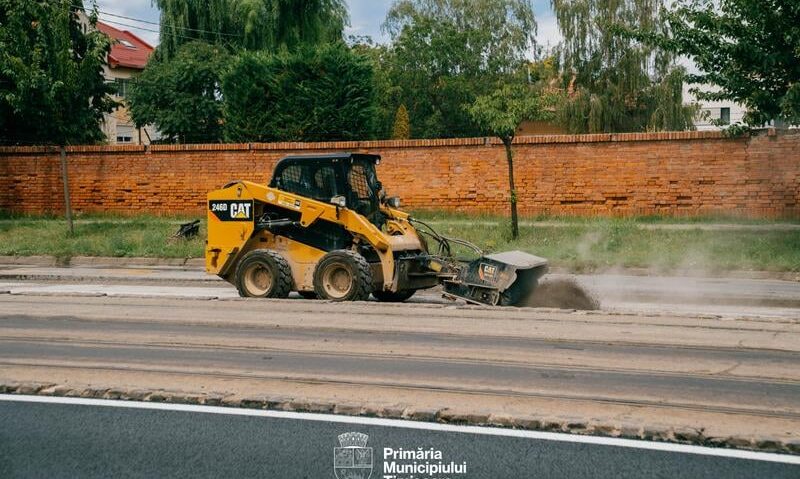 Noi intervenții și restricții de trafic pe bulevardul Liviu Rebreanu din Timișoara