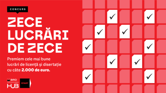 BRD HUB START premiază cele mai bune lucrări de licență și disertație cu câte 2.000 de euro