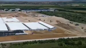 Stadiul lucrărilor la celula 3 a depozitului de deșeuri de la Ghizela