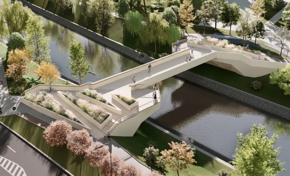 Încep lucrările de reconstrucție a Pasarelei Îndrăgostiților din Timișoara
