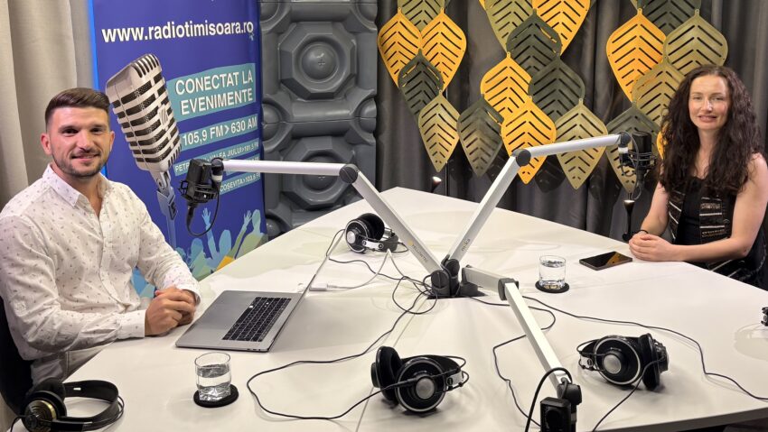 Paula Hriscu – în studioul Radio Timișoara