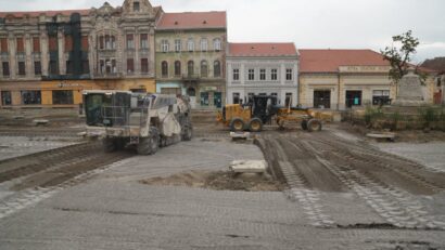 Șantierul din Piața Traian intră într-o nouă etapă