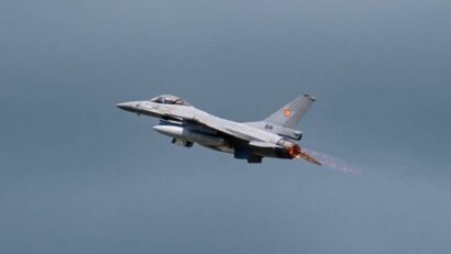 O nouă dronă a pătruns în spațiul aerian național. Două avioane F-16 au fost ridicate de la sol