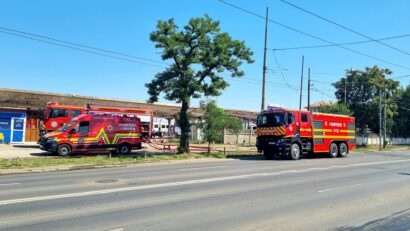 Incendiu la un automotor în Gara de Nord din Timișoara
