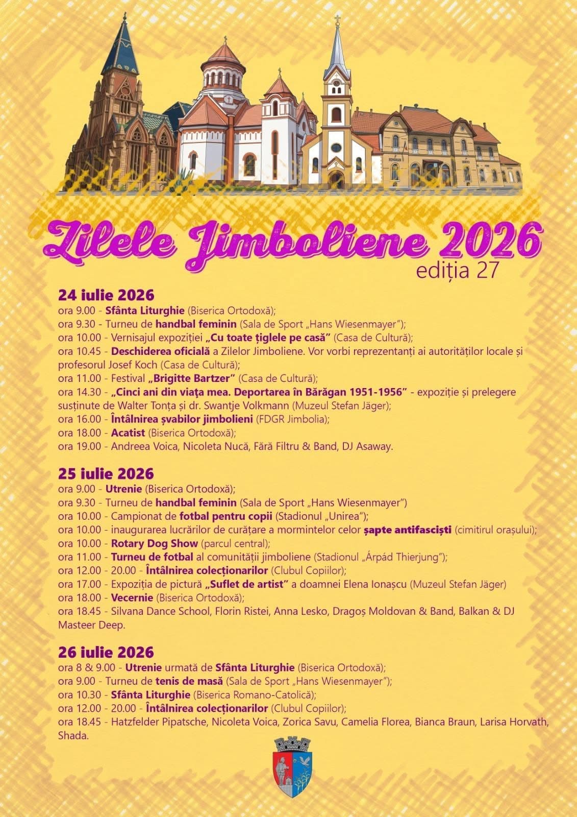 zilele jimboliene 2026