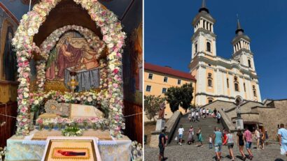 Drumul Crucii, refăcut în ajunul Adormirii Maicii Domnului la Hodoș-Bodrog și la Basilica Maria Radna
