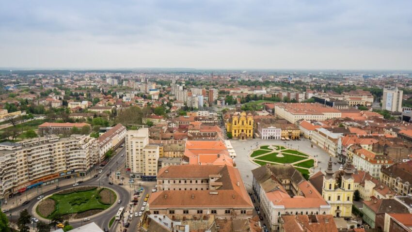 Fum în Timișoara după incendiile de vegetație din Serbia
