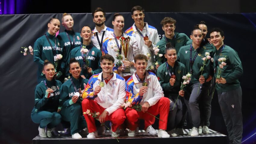 Gimnastele de la CSM Arad, medaliate la Cupa Mondială de la Oradea