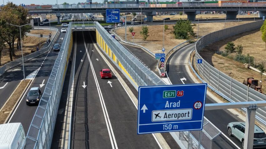 Două pasaje rutiere și unul pietonal, inaugurate la intrarea în Oradea
