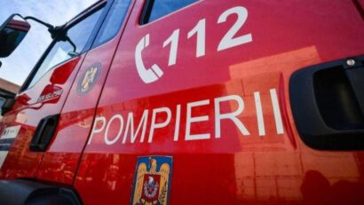 Incendiu într-un bloc din Petroșani