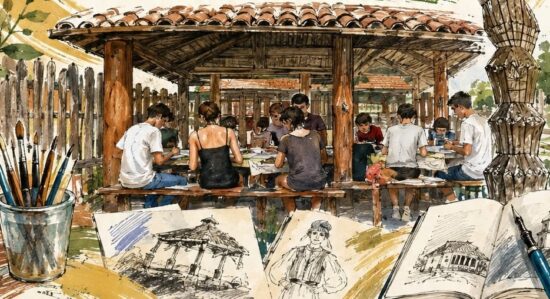 Vernisajul Taberei de grafică și caligrafie de la Bata, ediția a 16-a