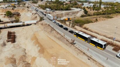 Pasajul Slavici–Polonă avansează. Circulația va fi reorganizată