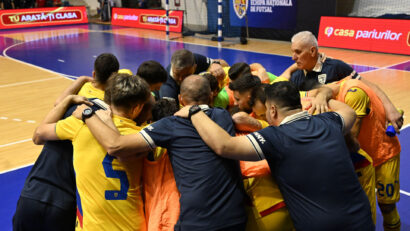Naționala de fotbal în sală se reunește la Timișoara