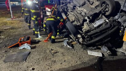 Bărbat încarcerat în urma unui accident la Ghiroda