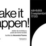 Atelier de modelaj din hârtie reciclată cu Alexandra Floarea, la habitat B1