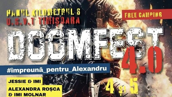 DoomFest 4.0: două zile de muzică și solidaritate pentru un pompier care luptă pentru viață